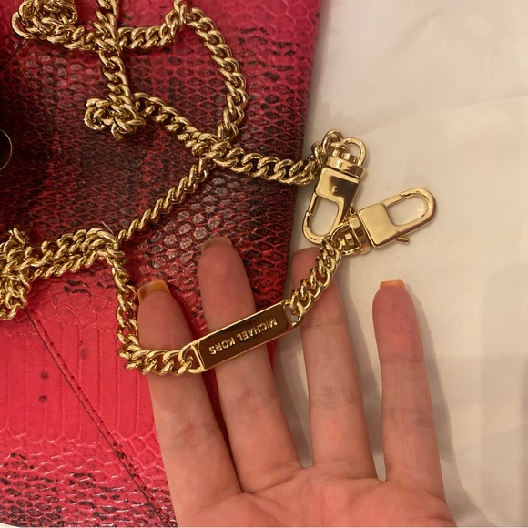 Michael Kors Pink Envelope Clutch - Picture 5 of 6